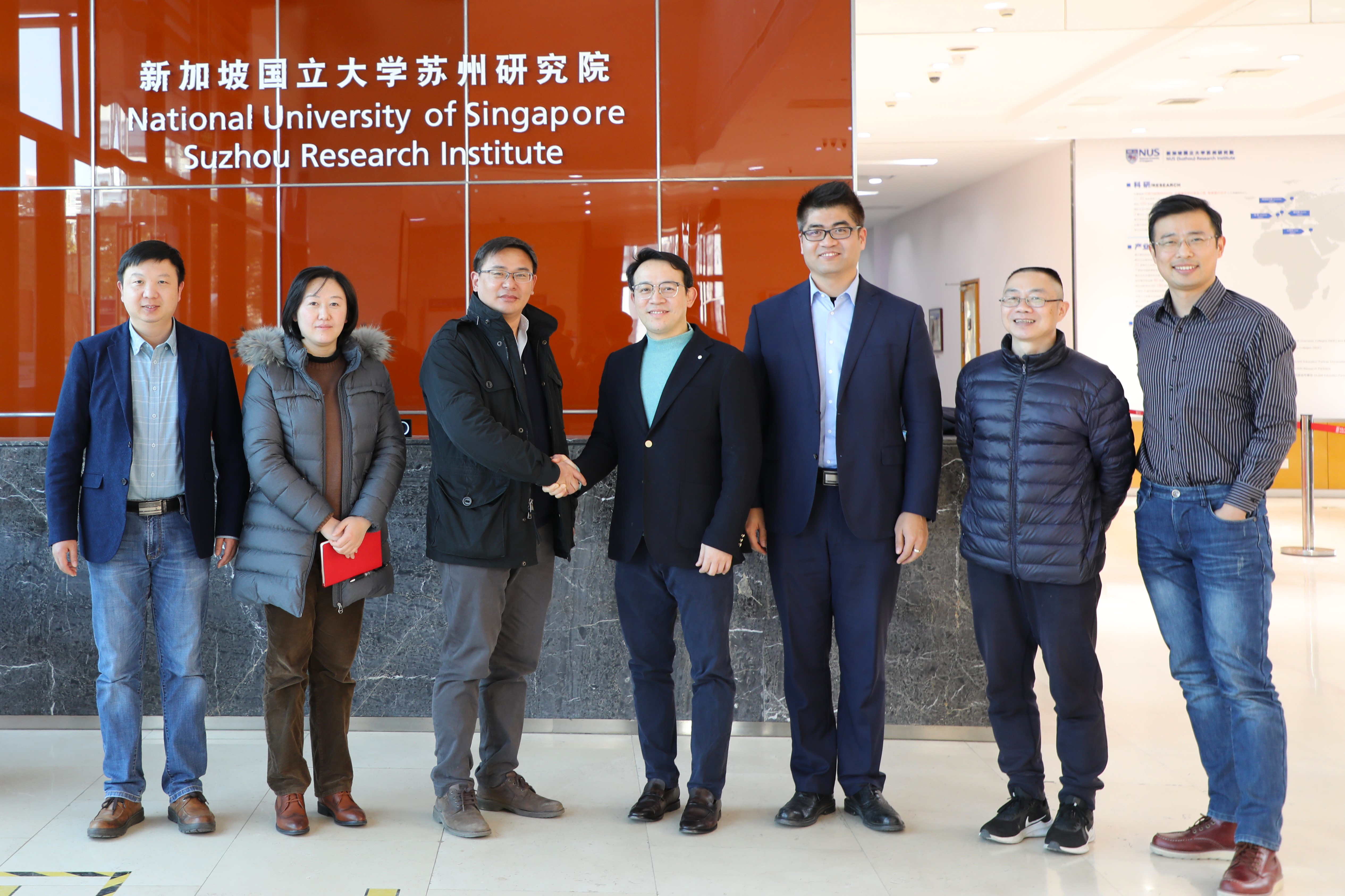 华为苏州研究所所长陈铁生一行访问新国大苏研院